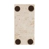 Ottoman Natural Stone Travertine 14 x 7 cm Oblong Elegant