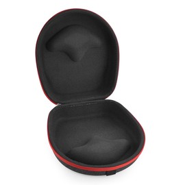 Geekria Shield Headphones Case for Over-Ear Headphones, Replacement Hard Shell Travel Carrying Bag with Cable Storage, Compatible with JBL, Soundcore SpaceOne, Bang & OLUFSEN Headsets (Dark Grey)