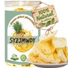 SYZJMWDY Organic Freeze Dried Pineapple Chunks, 7.05oz - No Sugar