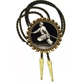 Neckties clothing accessories photo art custom made bolos Honus Wanger Baseball Legend Vintage Photo art Bolo Tie Gift for Dad Neckties