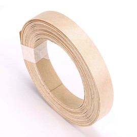 Skelang Maple Wood Veneer, Edging Tape, Iron-on Veneer for Shelf, Wardrobe, Door Frame, Desktop, 19mm×15m