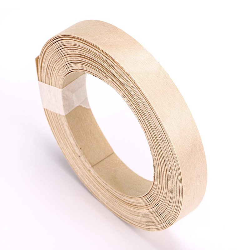 Skelang Maple Wood Veneer, Edging Tape, Iron-on Veneer for Shelf,
