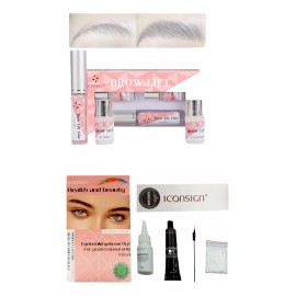 Iconsign Kit Planchado Laminado De Cejas + Pigmento Tinta  Iconsign