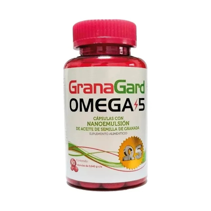 Granagard Nanomulsion Omega 5 Aceite De Granada 90 Capsulas Sabor