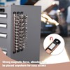 WORKPRO Magnetic Socket Organizer, Heavy Duty 1/4-Inch Drive Socket Rail