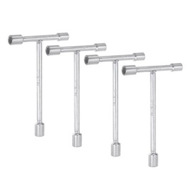 sourcing map 4pcs 3-Way Wrench, 8mm 9mm 10mm Socket T Handle for Repairing Bicycle, Automobile and DIY