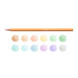 CARIOCA 43034 Pastel Pencils, 12 Colours