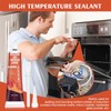 Ganbaro® 482°F High Temp Silicone Sealant, High Temperature Adhesive, Heat