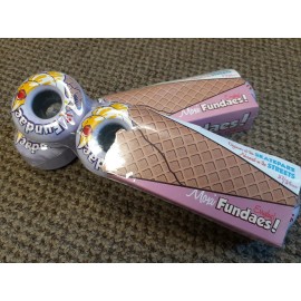 Riedell Moxi Fundae Outdoor Hybrid Park Roller Skate Wheels 8 Lavender FREE SHIPPING!