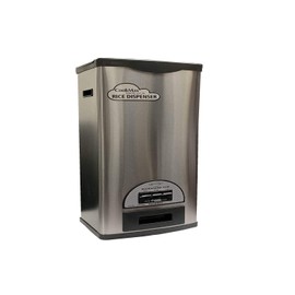 CRB-33S Stainless Steel Rice Dispenser 30 Pounds, rice dispenser By C&H Solutions