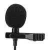 ASHATA -Plug Lavalier Microphone Clip On Omnidirectional 3.5mm Jack Condenser