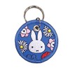 Minoda Miffy Floral Embroidered Keychain Blue D02C2008