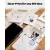 Phomemo White Self-Adhesive Thermal Paper, Glossy Printable Sticker Paper Label