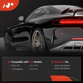 A-Premium 2-PC Rear Left and Right Parking Assist Sensor Retainer Bezels Compatible with Ford Models - F-150 F150 2021-2023, F-150 Lightning 2022-2024