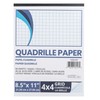 Pacific Arc Quadrille Paper Pad, 50 Sheets 8.5 Inch x