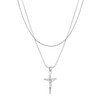 Kuzzoi 0111661723 Men's Necklace 925 Silver with Cross Pendant (28