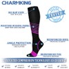 CHARMKING Compression Socks for Women & Men Circulation 15-20 mmHg