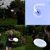 Precision Unisex Precisionplay Led Light Up Flying Disc, White