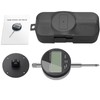 AUTOUTLET Digital Dial Gauge 0.01/0.0005 Inch Digital Dial Gauge Measuring