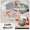 sourcing map Slim Wallets Wristlet for Women, RFID Credit Card