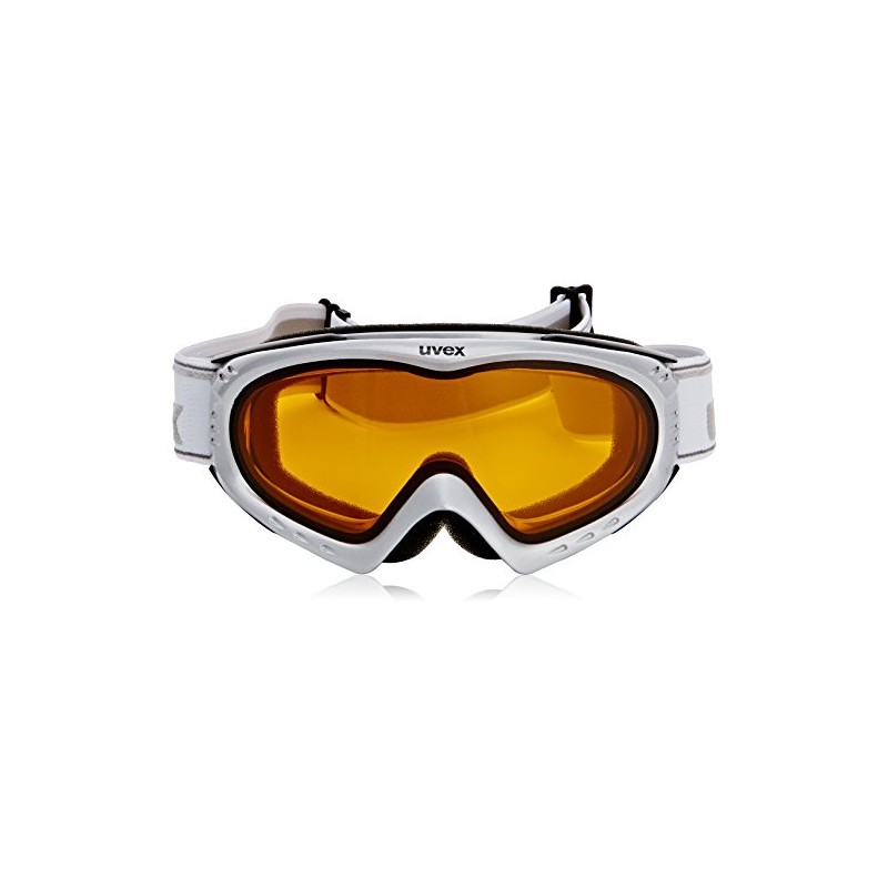 Uvex F 2 Ski Goggles One Size silver metallic shiny