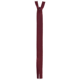 Coats Thread & Zippers F8422-039B Invisible Zipper, 20" to 22", Barberry Red