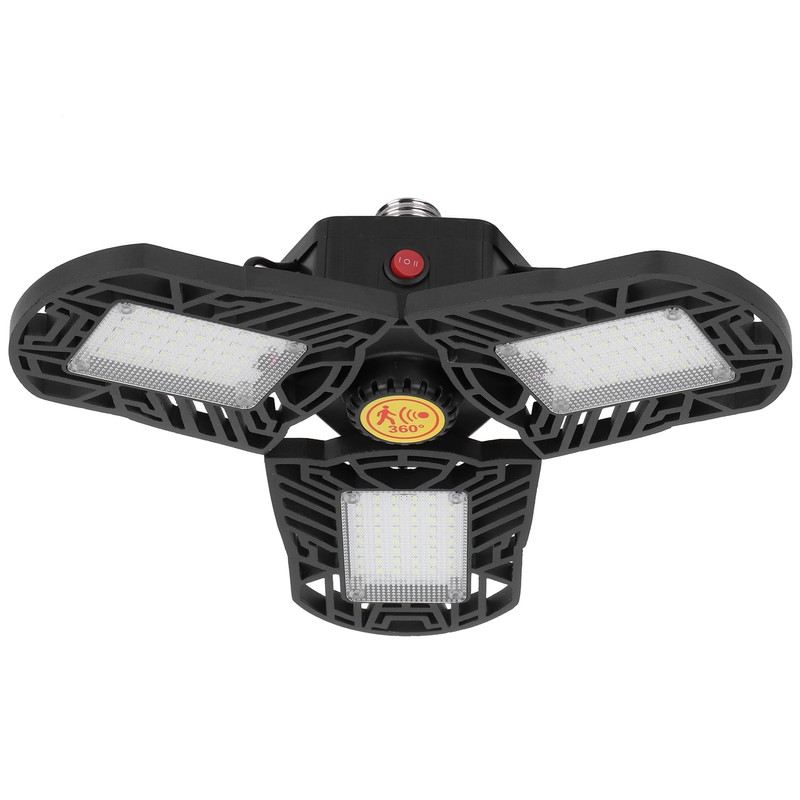 E27/E26/B22 LED Folding Garage Light 60W Radar Light Sensation Deformable