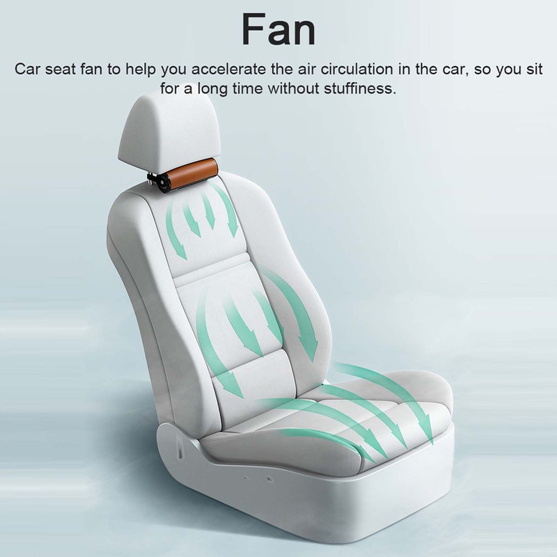 Car Seat Ventilation Fan USB Cooling Fan Air Circulation Electric