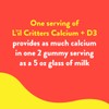 L’il Critters Calcium + D3 Daily Gummy Supplement for Kids,