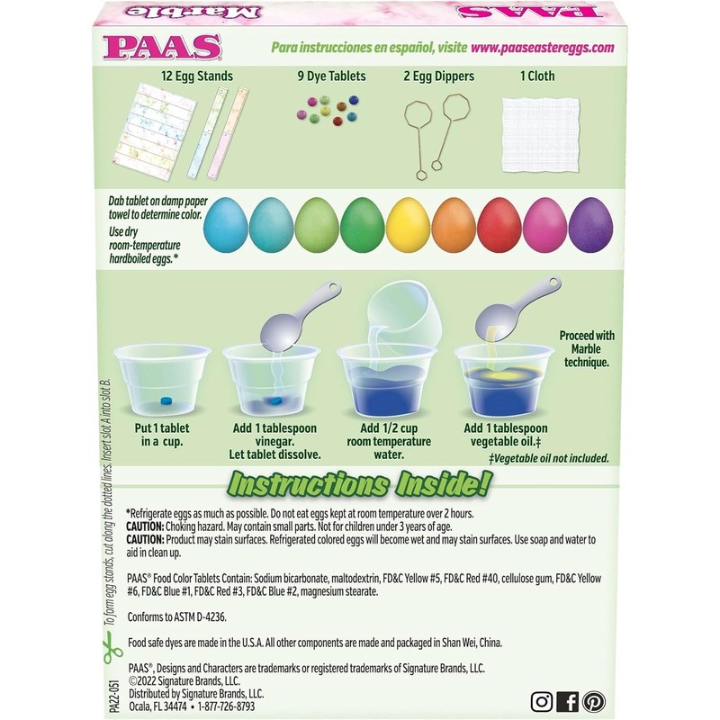 PAAS Marble Easter Egg Decorating Kit - America's Favorite Easter