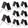 AITIAO 8Pcs 2 AA Battery Holder with Switch, 2X 1.5V