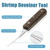 Vonty Shrimp Deveiner Tool Stainless Steel Shrimp Cleaner Knife with