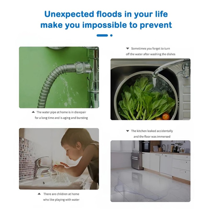 Barbuly Zigbee Water Immersion Sensor Smart Life Leakage Sensor Water