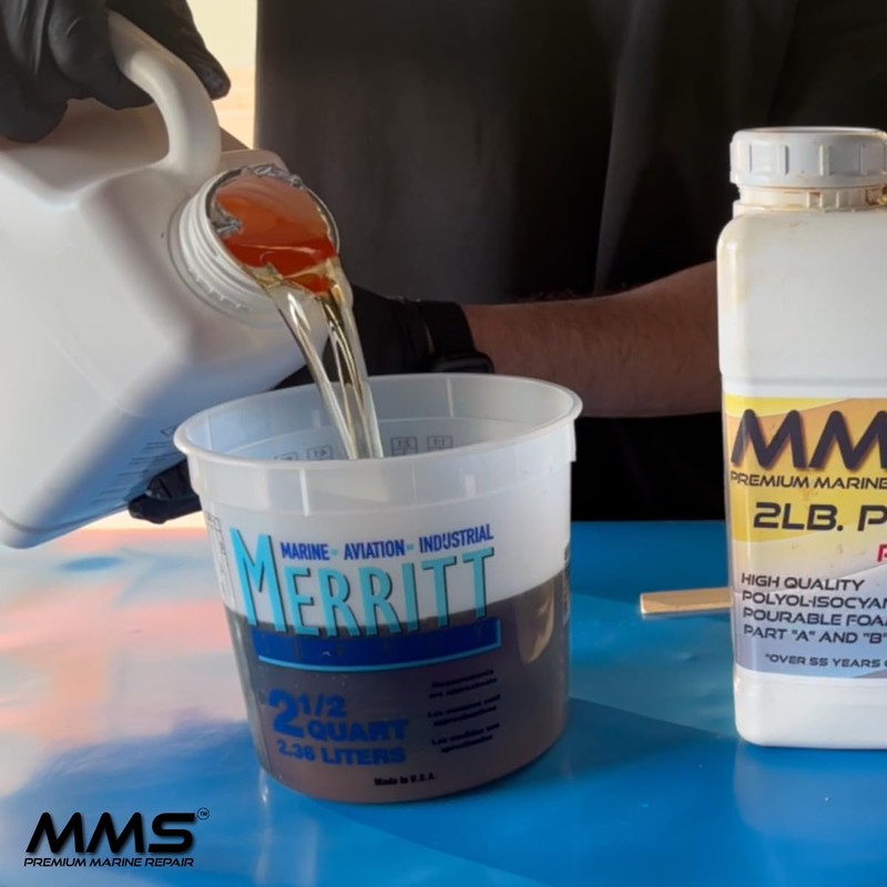 MMS 2 Lb Density Expanding Foam Kit, 2 Part Closed