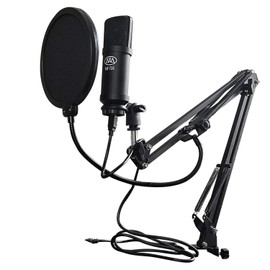 AxcessAbles USB Microphone with Desktop Boom Arm