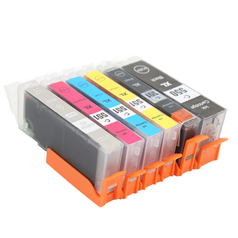 Printer Ink Cartridge Set No Fading Accurate Ink Cartridge Replacement