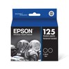Epson T125120-D2 DURABrite Ultra Black Dual Pack Standard Capacity Cartridge