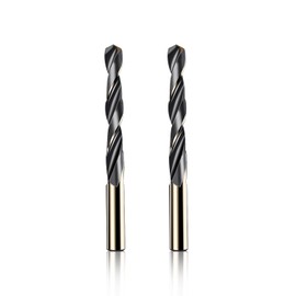 Aopin 2pcs HSS 9/16" Inch (14mm) Metric Gold Cobalt Titanium High Speed Steel Twist Drill Bit,Suitable for Cast Iron,Stainless Steel,Copper, Wood,Plastic,Other Material products