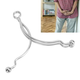 Man Urinary Incontinence Clamp, Stainless Steel Leakage Proof Incontinence Clamp Easy Cleansing Leakage Proof with Urinary Control Male Urinary Incontinence Clamp for Daily