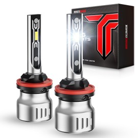 Torchbeam 880 LED Fog Light Bulbs or DRL, 12000LM 6500K Cool White, 1:1Mini Size 880/885/893/899 LED Fog Lights, 60000HRS Lifespan For Cars, Trucks,and SUVs,Pack of 2