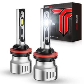 Torchbeam 880 LED Fog Light Bulbs or DRL, 12000LM 6500K Cool White, 1:1Mini Size 880/885/893/899 LED Fog Lights, 60000HRS Lifespan For Cars, Trucks,and SUVs,Pack of 2