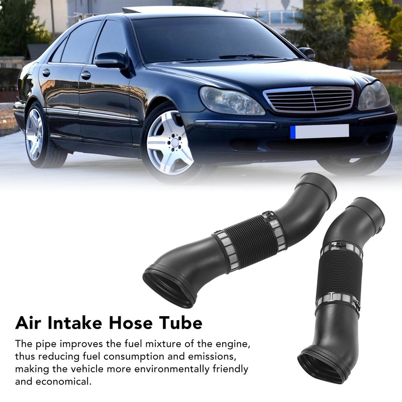1 Pair Air Intake Pipe 1120943682 High Flow Aging Resistant