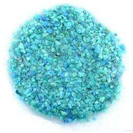 Unbranded Half Ounce Synthetic Resin Blue Green Turquoise Inlay Chip NO POWDER 2mm & Less