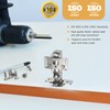Furniware 2 pcs Soft Close Cabinet Hinges,110°Inset Cupboard Wardrobe Doors