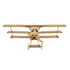 3D Wooden Puzzles DIY Fokker DR1 Triplane Model Aircraft Kit,