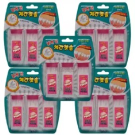 아이디어 날개단 치간칫솔 180개 대용량 위생포장 세트 5개 Idea Winged Interdental Brush 180-Pack Bulk Hygienic Packaging Set of 5