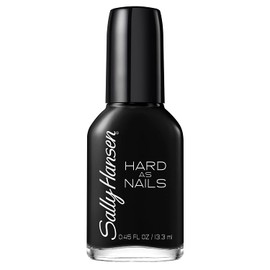 Sally Hansen Hard as Nails Color, Black Heart, 0.45 Fluid Ounce