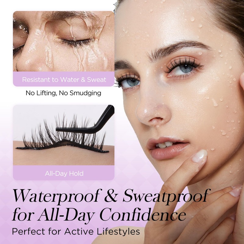 Self Adhesive Eyelashes Natural Look 172