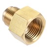 TA-VIGOR Brass Pipe Fitting, 1/2 SAE Flare Male to 5/8
