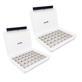 Aventik Fly Tyers Spool/Stash Box: Essential Gear for Anglers Compact (2pcs)